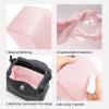 imageDGAZ Purse Organizer InsertSilk Bag OrganizerLuxury Handbag ampamp Tote Shaper Fits Lindy 19263034 BagsPinkLD26Pink