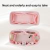 imageDGAZ Purse Organizer InsertSilk Bag OrganizerLuxury Handbag ampamp Tote Shaper Fits Lindy 19263034 BagsPinkLD26Pink