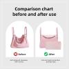 imageDGAZ Purse Organizer InsertSilk Bag OrganizerLuxury Handbag ampamp Tote Shaper Fits Lindy 19263034 BagsPinkLD26Pink