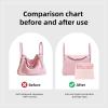imageDGAZ Purse Organizer InsertSilk Bag OrganizerLuxury Handbag ampamp Tote Shaper Fits Lindy 19263034 BagsPinkLD26Pink