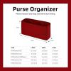 imageDGAZ Purse Organizer Silky Smooth For Gucci Marmont 16222631 BagsSilkLuxury Handbag Tote in Bag Shapers Black M31Rouge Cassque