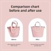 imageDGAZ Purse Organizer Silky Smooth For Hermes In The Loop 1823 BagsSilk Luxury Handbag Tote in Bag Shapers18PinkPink