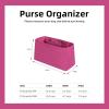 imageDGAZ Purse Organizer Silky Smooth For LV Graceful PMMM BagsSilkLuxury Handbag Tote in Bag Shapers Peach Pink PMPeach Pink