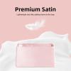 imageDGAZ Purse Organizer Silky Smooth For LV Graceful PMMM BagsSilkLuxury Handbag Tote in Bag Shapers Peach Pink PMPink