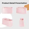 imageDGAZ Purse Organizer Silky Smooth For LV Graceful PMMM BagsSilkLuxury Handbag Tote in Bag Shapers Peach Pink PMPink