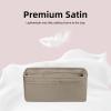 imageDGAZ Purse Organizer Silky SmoothSilkLuxury Handbag Tote in Bag Shapers Women Fits Birkin25303540 Bags Etoupe grey BK30Gris tourterelle