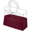 imageDGAZ Purse Organizer Silky SmoothSilkLuxury Handbag Tote in Bag Shapers Women Fits Birkin25303540 Bags Etoupe grey BK30Rouge h