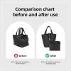imageDGAZ Purse Organizer Silky SmoothSilkLuxury Handbag Tote in Bag Shapers Women Fits picotin1822Bags Etoupe grey PC18Custom