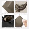 imageDGAZ Purse Organizer Silky SmoothSilkLuxury Handbag Tote in Bag Shapers Women Fits picotin1822Bags Etoupe grey PC18Etoupe grey