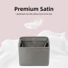 imageDGAZ Purse Organizer Silky SmoothSilkLuxury Handbag Tote in Bag Shapers Women Fits picotin1822Bags Etoupe grey PC18Grismeyer