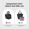 imageDGAZ Purse Organizer Silky SmoothSilkLuxury Handbag Tote in Bag Shapers Women Fits picotin1822Bags Etoupe grey PC18Konjac purple