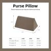 imageDGAZ Purse Pillow Insert for Hermes Halzan bags Memory Foam Silky Pillow Shaper for Luxury HandbagsBlackHalzan Mini20Etoupe Grey