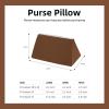 imageDGAZ Purse Pillow Insert for Hermes Halzan bags Memory Foam Silky Pillow Shaper for Luxury HandbagsBlackHalzan Mini20Gold