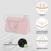 imageDGAZ Purse Pillow Insert for Hermes Halzan bags Memory Foam Silky Pillow Shaper for Luxury HandbagsBlackHalzan Mini20Pink