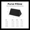 imageDGAZ Purse Pillow Insert for Luxury Handbags Memory Foam Silky Pillow Shaper for Garden Party 3036 BagsWhiteGP36Black