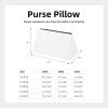 imageDGAZ Purse Pillow Insert for Luxury Handbags Memory Foam Silky Pillow Shaper for Garden Party 3036 BagsWhiteGP36White