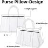 imageDGAZ Purse Pillow Insert for Luxury Handbags Memory Foam Silky Pillow Shaper for Garden Party 3036 BagsWhiteGP36White