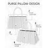 imageDGAZ Purse Pillow Insert for Luxury Handbags Memory Foam Silky Pillow Shaper for Garden Party 3036 BagsWhiteGP36White