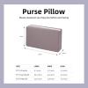 imageDGAZ Purse Pillow Shaper Insert For Chanel 19 Bags Silky Pillow Shaper for Luxury HandbagsKonjac purple19Flap26Konjac purple