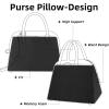 imageDGAZ Purse Pillow Shaper Insert for Bolide 1923mini25273135 Bags Silky Pillow Shaper for Luxury HandbagsBlack25Black