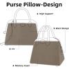 imageDGAZ Purse Pillow Shaper Insert for Bolide 1923mini25273135 Bags Silky Pillow Shaper for Luxury HandbagsBlack25Etoupe Grey