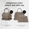 imageDGAZ Purse Pillow Shaper Insert for Bolide 1923mini25273135 Bags Silky Pillow Shaper for Luxury HandbagsBlack25Etoupe Grey
