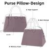 imageDGAZ Purse Pillow Shaper Insert for Bolide 1923mini25273135 Bags Silky Pillow Shaper for Luxury HandbagsBlack25Konjac Purple