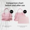 imageDGAZ Purse Pillow Shaper Insert for Bolide 1923mini25273135 Bags Silky Pillow Shaper for Luxury HandbagsBlack25Pink