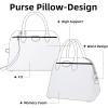 imageDGAZ Purse Pillow Shaper Insert for Bolide 1923mini25273135 Bags Silky Pillow Shaper for Luxury HandbagsBlack25White