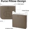 imageDGAZ Purse Pillow Shaper Insert for Evelyne TPMPMGMTGM Bags Silky Pillow Shaper for Luxury HandbagsBlackTPM MiniEtoupe Grey