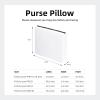 imageDGAZ Purse Pillow Shaper Insert for Evelyne TPMPMGMTGM Bags Silky Pillow Shaper for Luxury HandbagsBlackTPM Miniwhite