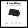 imageDGAZ Purse Pillow Shaper Insert for Hermes Herbag 313950 Bags Silky Pillow Shaper for Luxury HandbagsBlack39Black