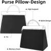 imageDGAZ Purse Pillow Shaper Insert for Hermes Herbag 313950 Bags Silky Pillow Shaper for Luxury HandbagsBlack39Custom
