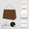 imageDGAZ Purse Pillow Shaper Insert for Hermes Herbag 313950 Bags Silky Pillow Shaper for Luxury HandbagsBlack39Gold