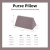 imageDGAZ Purse Pillow Shaper Insert for Hermes Herbag 313950 Bags Silky Pillow Shaper for Luxury HandbagsBlack39Konjac purple