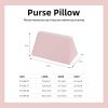imageDGAZ Purse Pillow Shaper Insert for Hermes Herbag 313950 Bags Silky Pillow Shaper for Luxury HandbagsBlack39pink