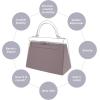 imageDGAZ Purse Pillow Shaper Insert for Hermes Kelly Bags Silky Pillow Shaper for Luxury HandbagsKonjac purpleKL25 RetourneKonjac purple