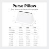 imageDGAZ Purse Pillow Shaper Insert for Hermes Kelly Bags Silky Pillow Shaper for Luxury HandbagsKonjac purpleKL25 RetourneWhite