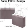 imageDGAZ Purse Pillow Shaper Insert for LV ONTHEGO PMMMGM Bags Silky Pillow Shaper for Luxury HandbagsKonjac purple MMKonjac purple