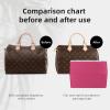imageDGAZ Purse Pillow Shaper Insert for LV Speedy 16New162025303545 Bags Silky Pillow Shaper for Luxury HandbagsWhite 30Peach Pink
