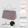 imageDGAZ Purse Pillow Shaper Insert for Luxury Handbags Silky Pillow Shaper for Hermes 242435 BagsWhiteKonjac purple