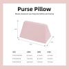 imageDGAZ Purse Pillow Shaper Insert for Luxury Handbags Silky Pillow Shaper for Hermes 242435 BagsWhitePink