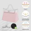 imageDGAZ Purse Pillow Shaper Insert for Luxury Handbags Silky Pillow Shaper for Hermes 242435 BagsWhitePink