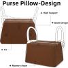 imageDGAZ Purse Pillow Shaper Insert for Luxury Handbags Silky Pillow Shaper for Lindy 19263034 BagsKonjac purpleLD19Gold