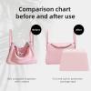 imageDGAZ Purse Pillow Shaper Insert for Luxury Handbags Silky Pillow Shaper for Lindy 19263034 BagsKonjac purpleLD19Pink