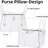 imageDGAZ Purse Pillow Shaper Insert for Luxury Handbags Silky Pillow Shaper for Lindy 19263034 BagsKonjac purpleLD19White