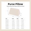 imageDGAZ Purse Pillow Shaper InsertLuxury Handbag Tote Shapers Memory Foam Fits Birkin 25303540 Bag White BK25 RetourneCraie