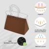 imageDGAZ Purse Pillow Shaper InsertLuxury Handbag Tote Shapers Memory Foam Fits Birkin 25303540 Bag White BK25 RetourneGold