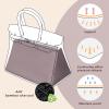 imageDGAZ Purse Pillow Shaper InsertLuxury Handbag Tote Shapers Memory Foam Fits Birkin 25303540 Bag White BK25 RetourneKonjac purple