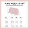 imageDGAZ Purse Pillow Shaper InsertLuxury Handbag Tote Shapers Memory Foam Fits Birkin 25303540 Bag White BK25 RetournePink